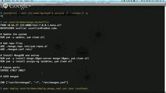 OpenShift Origin Community Hangout: GearD, Docker, Project Atomic and the road ahead смотреть онлайн
