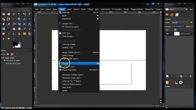 Find Center of Canvas in Gimp смотреть онлайн