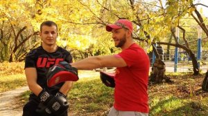 Прямой удар в боксе техника