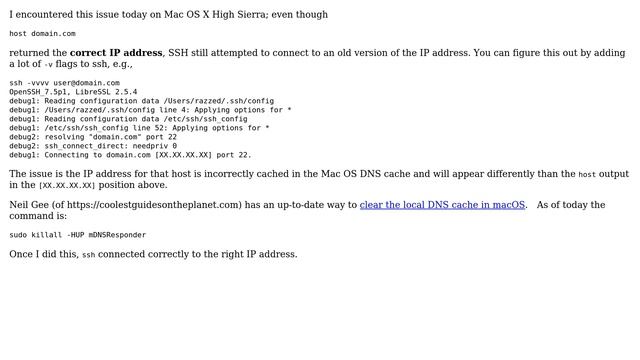 MacBook - SSH wrong IP on connection (2 Solutions!!) смотреть онлайн