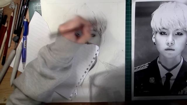 [BTS] Drawing Min Yoongi/AGUST D/SUGA [DOPE]