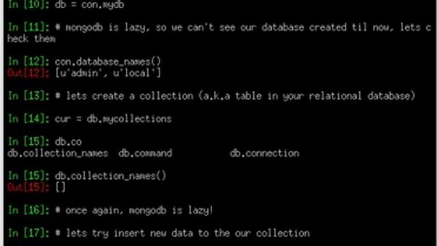 Python MongoDB Basic Tutorial смотреть онлайн