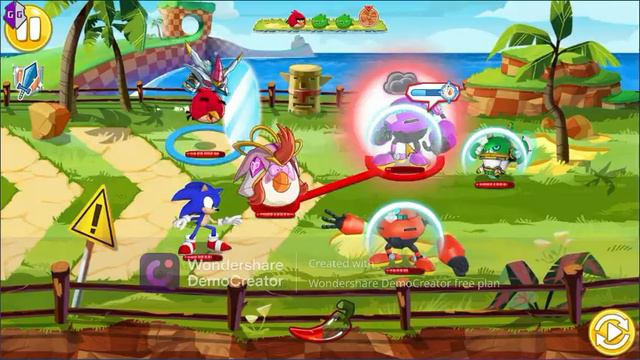 Playing as SONIC THE HEDGEHOG in Angry Birds Epic (#227) смотреть онлайн