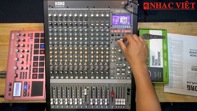 Hướng dẫn sử dụng Korg MW1608. смотреть онлайн