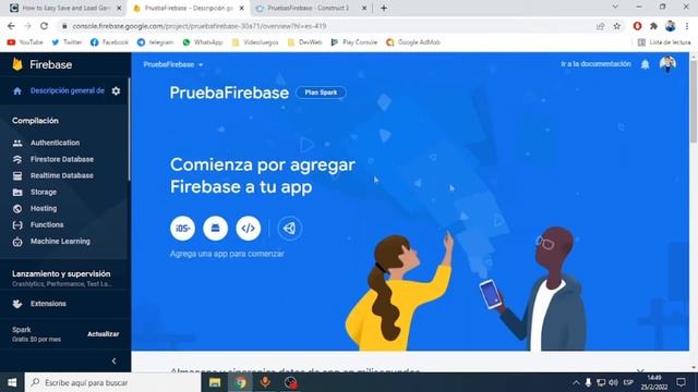 Parte 1: Preparando Firebase para Construct3 смотреть онлайн