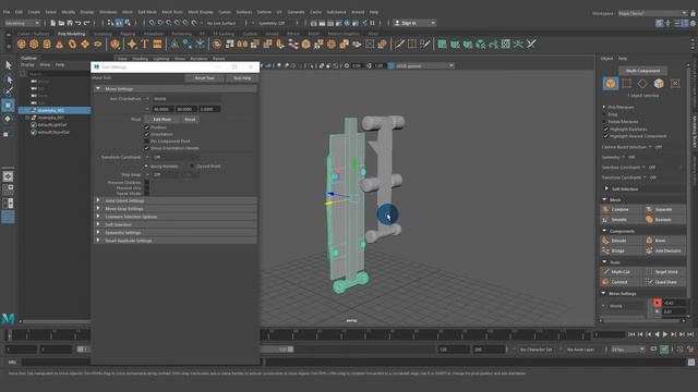 Центральная опорная точка в Maya. Настраиваем Pivot. Видеокурсы Maya от Gamepanda. Урок 8. смотреть онлайн