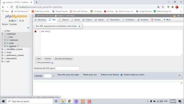 شرح SQL Drop Table - أمر حذف جدول في SQL | دورة تعلم SQL و MySQL كاملة 9 смотреть онлайн