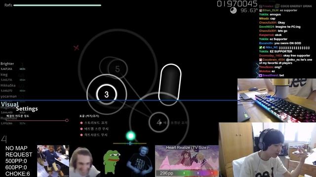 THE CHEATER KEYBOARD IS INSANE (Hyper X Alloy Origins) [osu!] смотреть онлайн