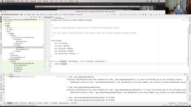 CS 124 Fall 2022: MP1 Part 0 Kotlin: Installing the MP1 Test Suites смотреть онлайн