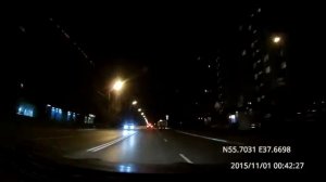 Зюзино - Текстильщики 01/11/2015 (timelapse 4x)