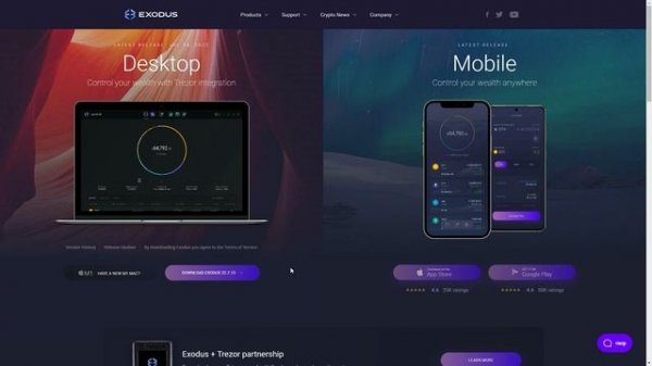 Exodus Wallet: обзор и отзывы о криптовалютном кошельке