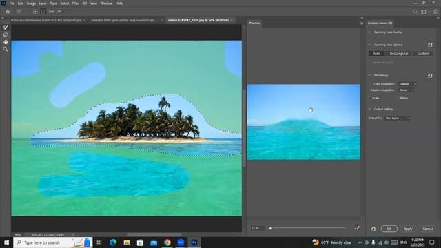 Content-Aware Fill & Move Tool - Photoshop 2023 - Class 17 - Urdu Hindi смотреть онлайн