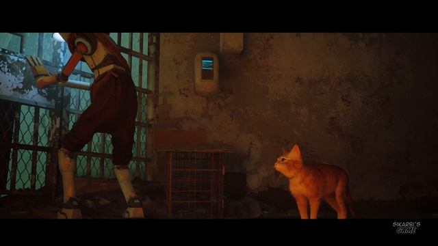 Let's play Stray Part 9. Вызволяем Клементину. смотреть онлайн