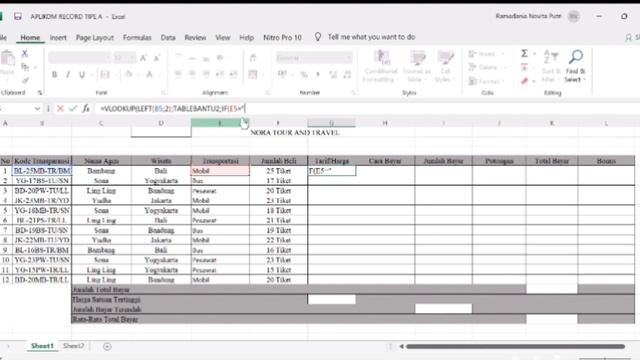 Tugas Excel mnj21c C1 Muhamad paisal alriski смотреть онлайн