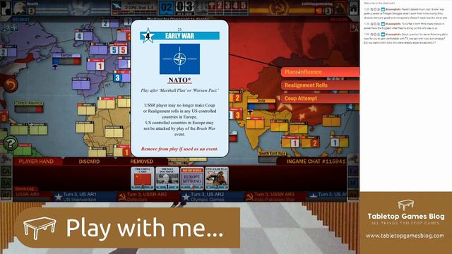 Play with me: Twilight Struggle (25 May 2020) смотреть онлайн