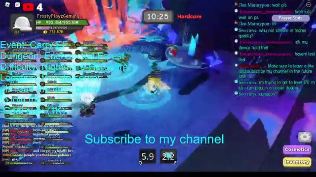 Roblox | Dungeon quest Stream {DQ series} {LIVE} {part 121} Carry EF Nightmare (Road to 1k subs!) смотреть онлайн