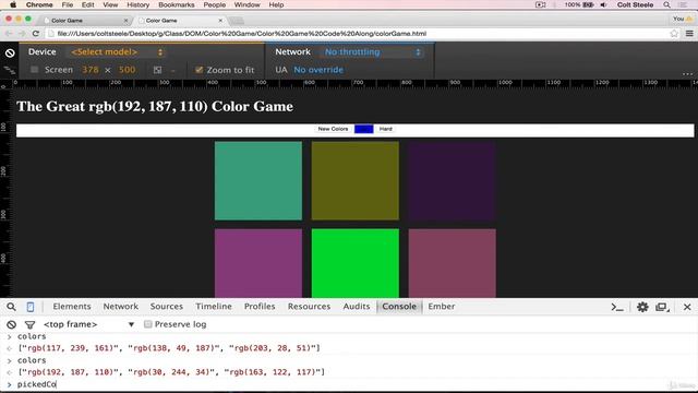 Creating the Color Game Pt 6 смотреть онлайн