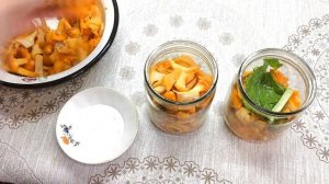 Солёные лисички