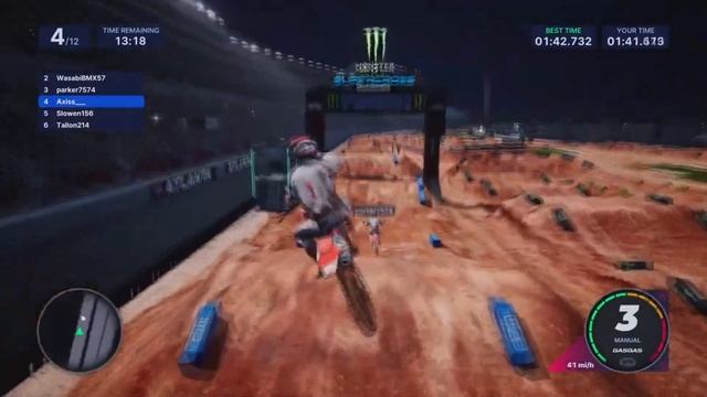 LAST TO FIRST IN A LEAGUE RACE!! | Supercross The Game 5 #ammunitionforyourbody смотреть онлайн