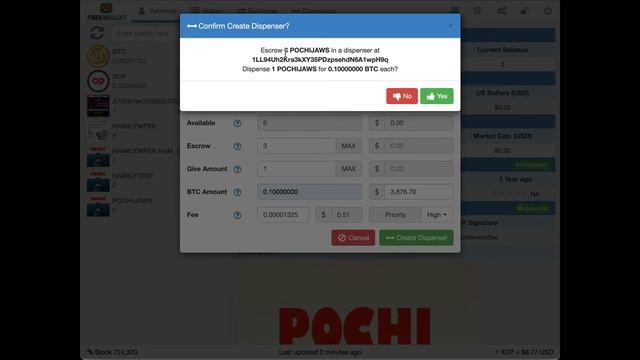 Dispenser Setup on XCP so you can sell Tokens смотреть онлайн