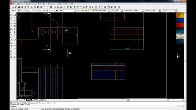 autocad 2000...lamina 8 parte 4...PLFYmens... смотреть онлайн