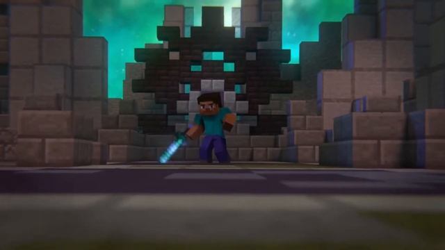 Minecraft: Steve VS Herobrine music video {janji Heroes tonight} - black plasma animation смотреть онлайн