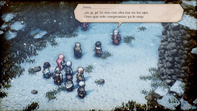 TRIANGLE STRATEGY "CAPÍTULO 3: Postludio - Danza la nieve Fraguahelada: Conocemos a Svarog" #14 смотреть онлайн