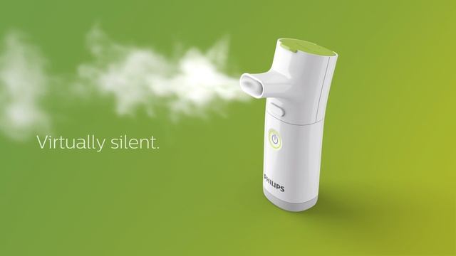 Philips InnoSpire Go portable nebulizer - 360 product animation смотреть онлайн