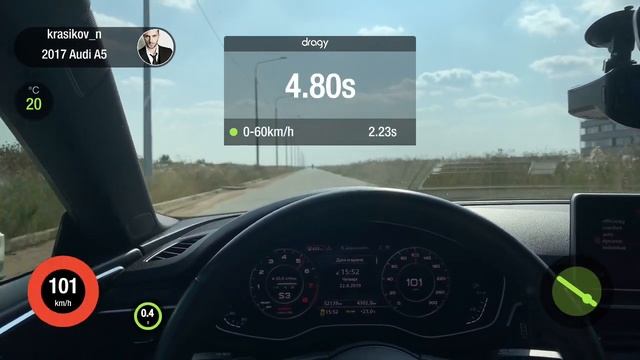 AUDI A5 B9 TFSI ETuners stage 1 смотреть онлайн