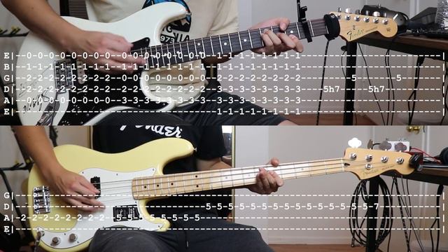 Real Estate - It's Real (Guitar Cover & Bass Cover w/ Tabs) смотреть онлайн