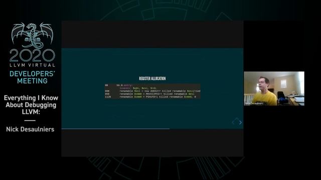 2020 LLVM Developers’ Meeting: N. Desaulniers “Everything I Know About Debugging LLVM” смотреть онлайн