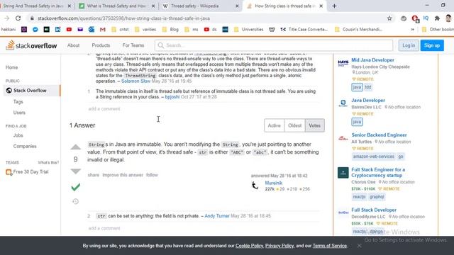 What is thread safe string in java and how to implement them смотреть онлайн