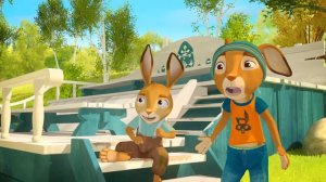 Заячья школа мультфильм