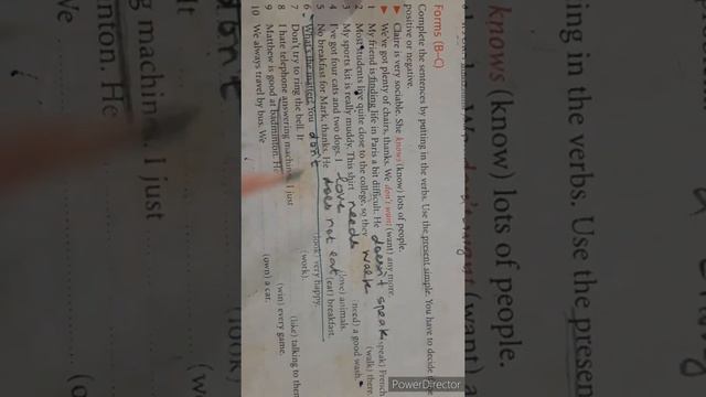 Exercise on present simple Oxford Practice Grammar by John Eastwood смотреть онлайн