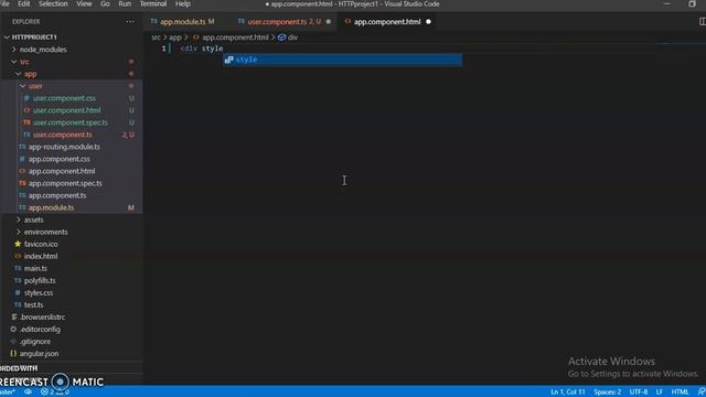 build simple project in angular смотреть онлайн