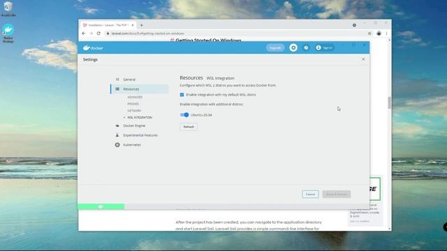 Docker - Laravel Sail Installation on Windows смотреть онлайн