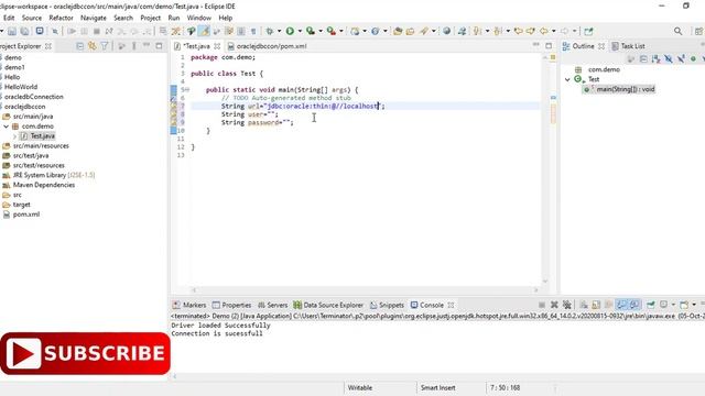 How to Connect Oracle database using Maven dependency. смотреть онлайн