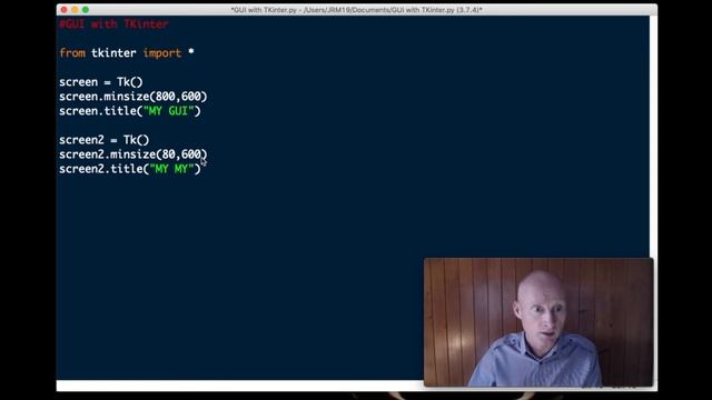 7.0 Python with Tkinter: Introduction to creating a graphic user interface using Python and Tkinter смотреть онлайн