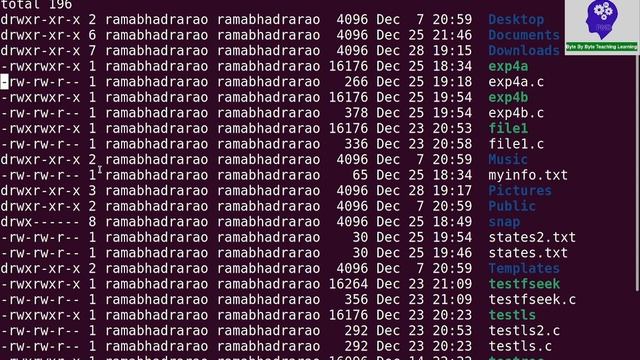 Linux Shell Commands ls смотреть онлайн