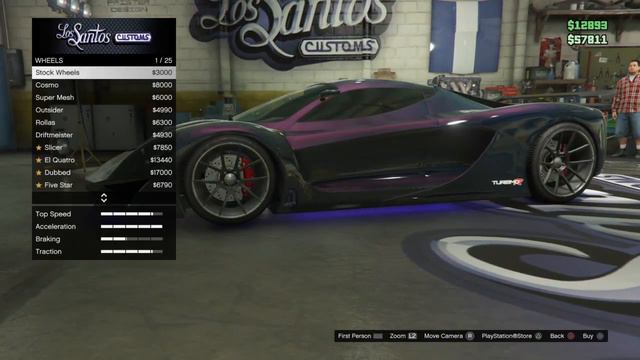 Grand Theft Auto V Customizing Grotti Turismo R SUPER Car смотреть онлайн