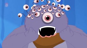 Hungry Monster Got Hundred Eyes Halloween Song for Children