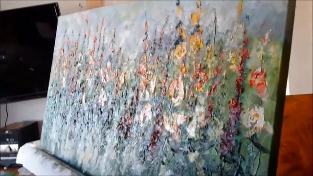 Hollyhocks - Flowers painted. Margaret Raven смотреть онлайн