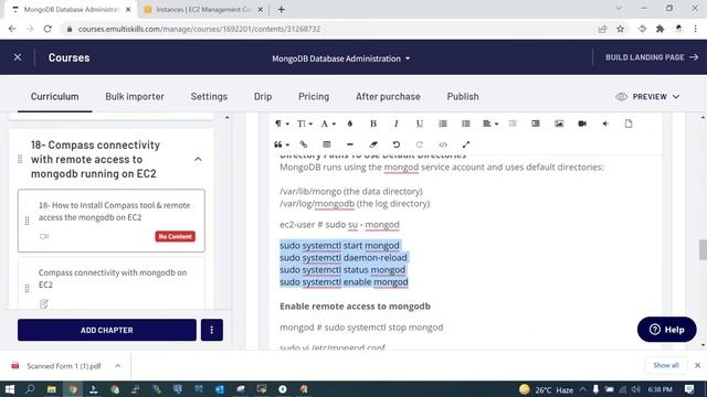 18 How to Install Compass tool & remote access the mongodb on EC2 смотреть онлайн