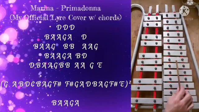 Marina - Primadonna (My Official Lyre Cover w/ Chords) смотреть онлайн