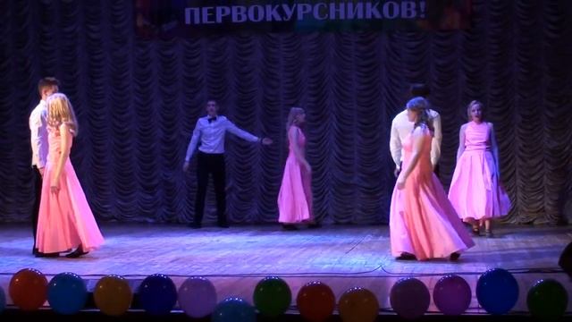 Посвящение в студенты ВПТ 2019. Вальс смотреть онлайн