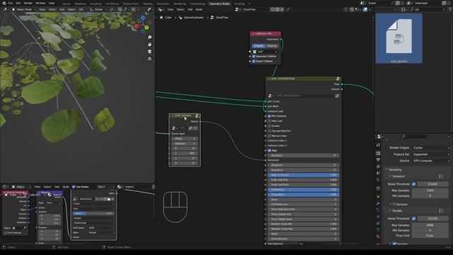 How to Make a Tree with Geometry Nodes in Blender (3) | UitTree V1.1 смотреть онлайн