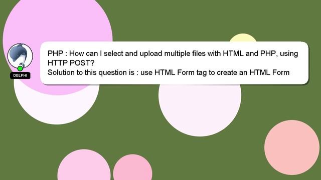 PHP : How can I select and upload multiple files with HTML and PHP, using HTTP POST? смотреть онлайн