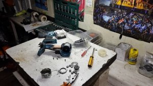 Ремонт MAKITA DF 347D первая скорость прокручивает