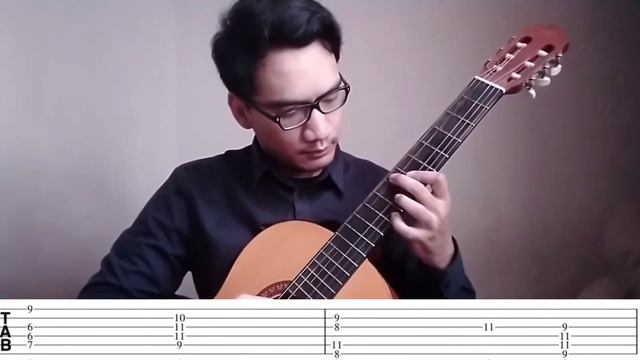 Prelude (Op.28 No.20) - Frederic Chopin - Classical Guitar Tab смотреть онлайн