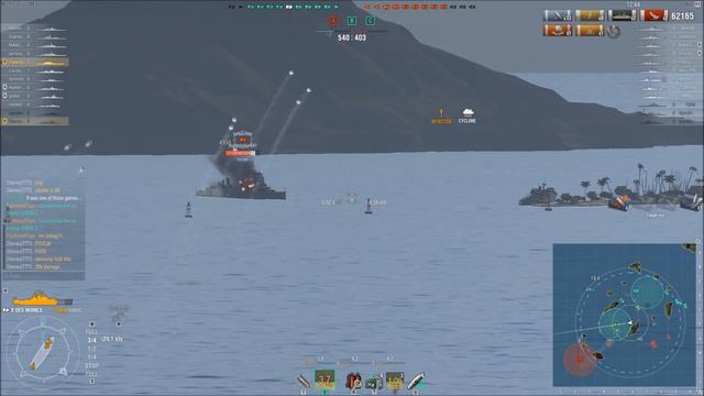 Des Moines - AP MONSTER - World of Warships смотреть онлайн